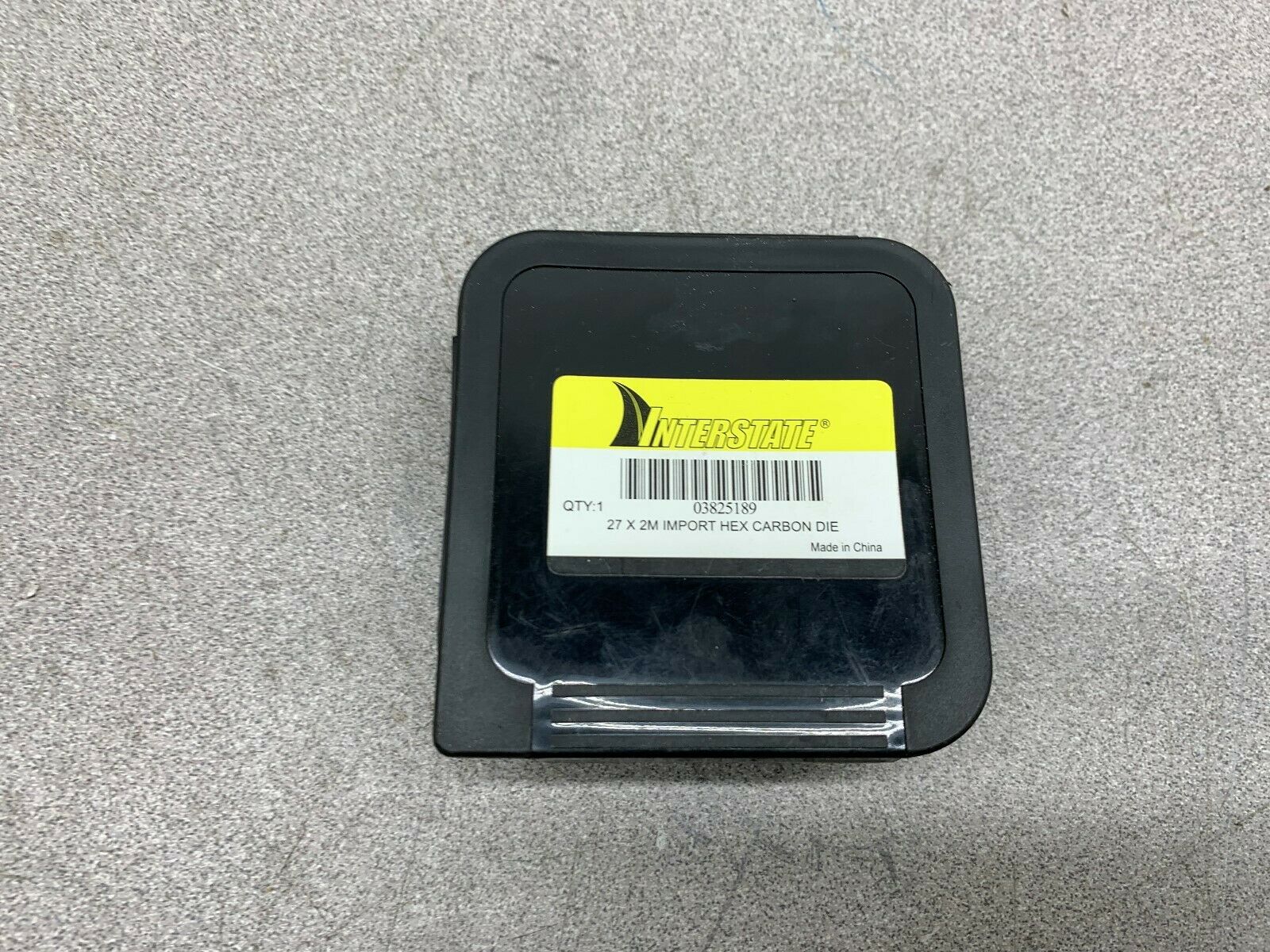 NEW NO BOX INTERSTATE HEX CARBON DIE 03825189