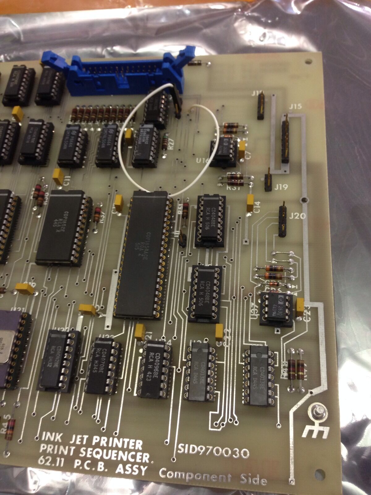 NEW INK JET PRINT SEQUENCER 62.11 PCB BOARD SID970030