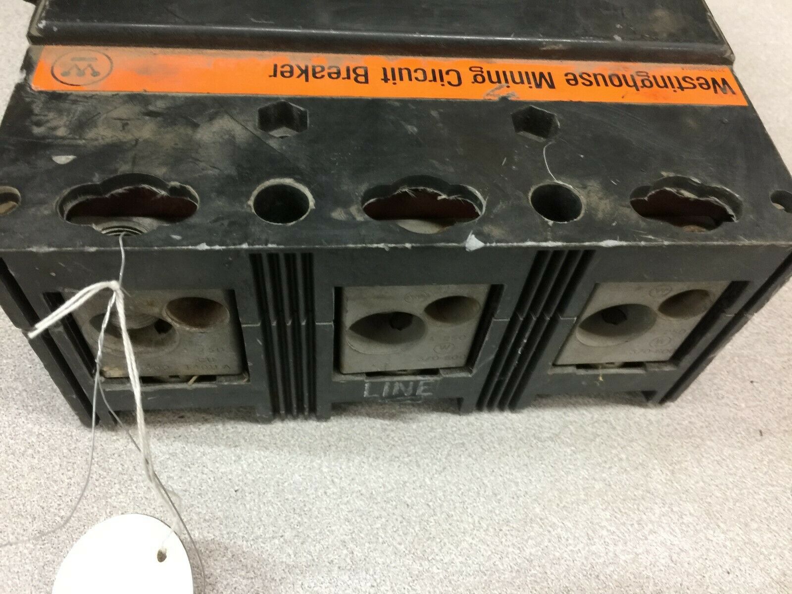 USED WESTINGHOUSE 400AMP 3POLE 600VAC MINING BREAKER 2602D99G06