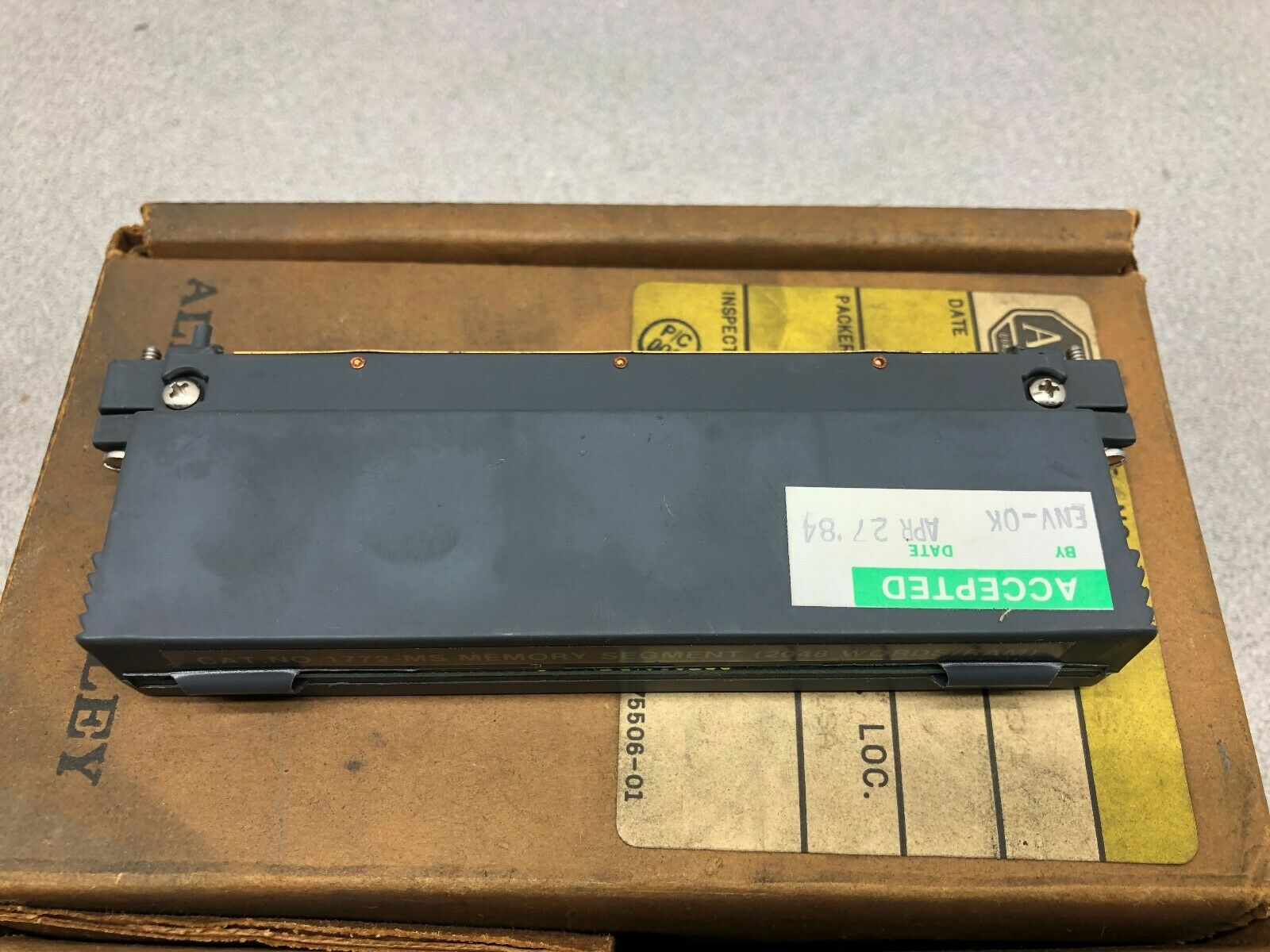 NEW IN BOX ALLEN BRADLEY MEMORY SEGMENT 1772-MS