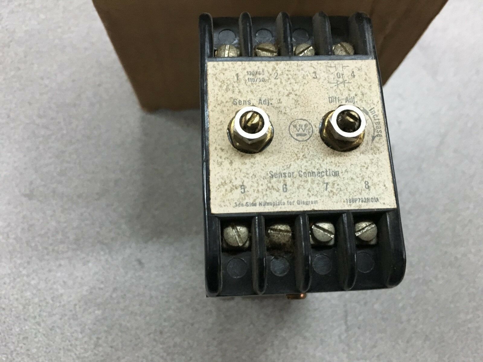 NEW IN BOX WESTINGHOUSE RESISTANCE SENSING RELAY 506C193G01