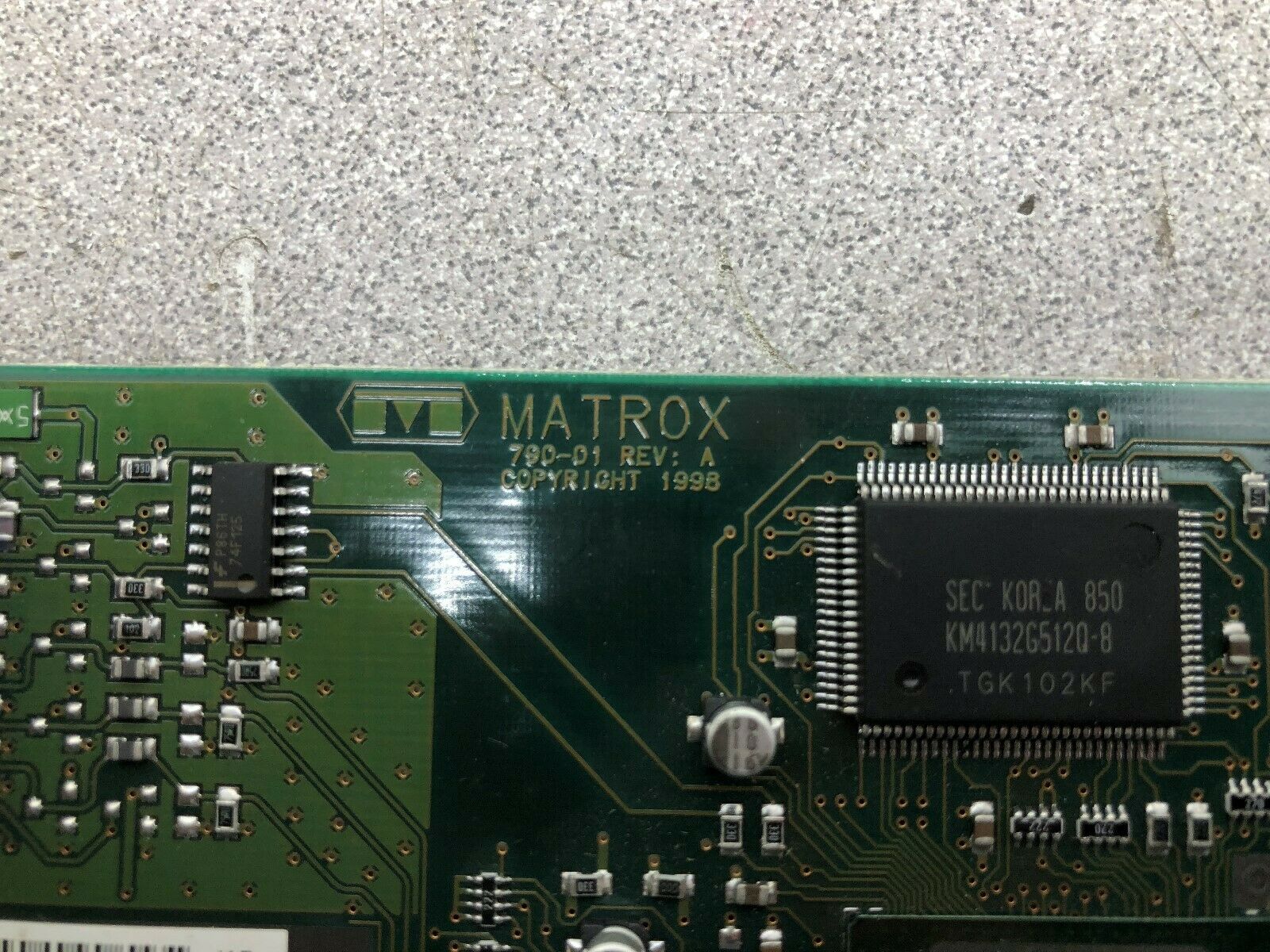 NEW NO BOX MATROX VIDEO CARD 790-01 / D5064-6048