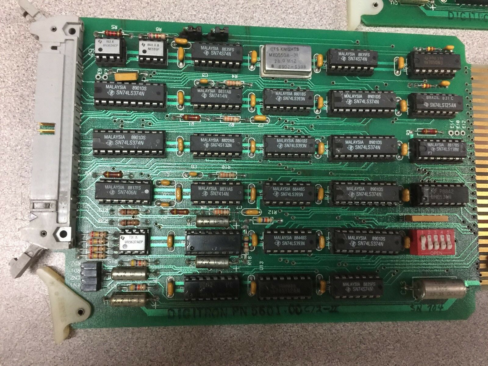 USED LOT OF 3 DIGITRON TEMPOSONIC INTERFACE CARD 5601-00C12-II