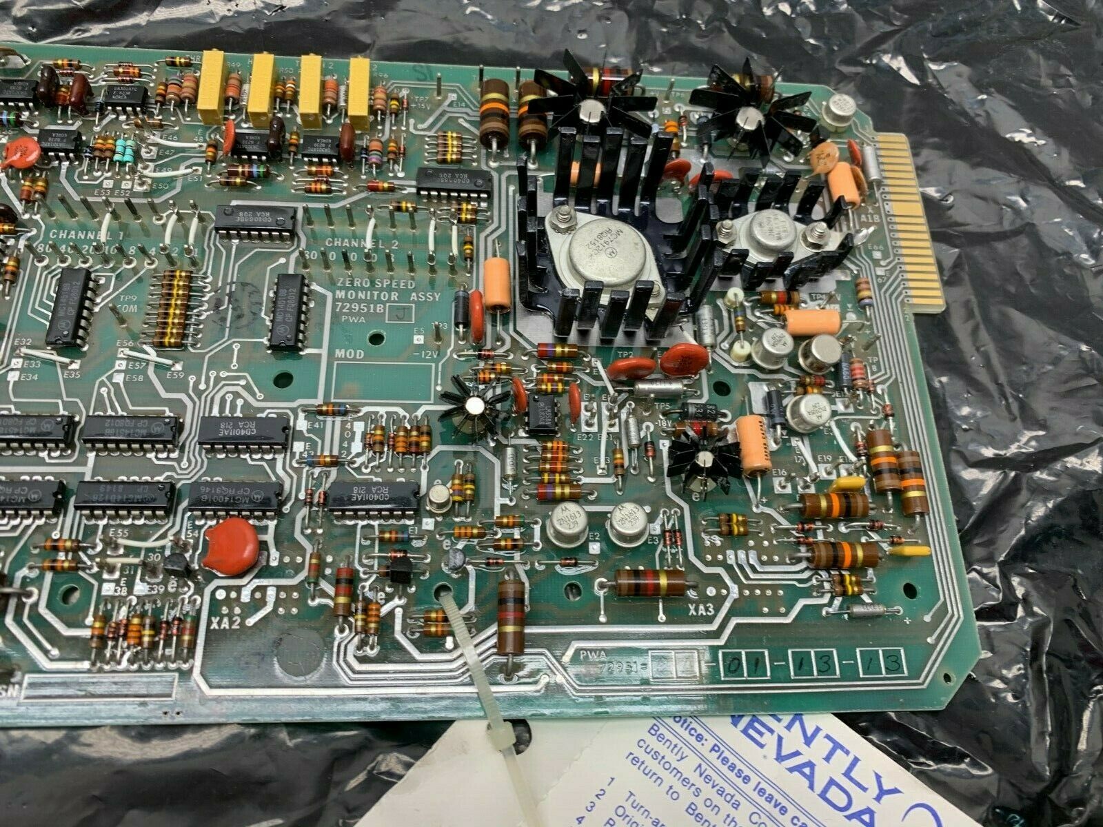 NEW NO BOX BENTLY NEVADA CIRCUIT BOARD PWA 72951-01-01-13-13
