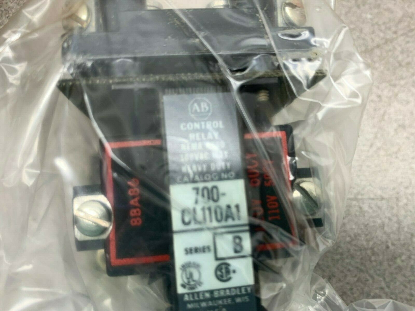 NEW IN BOX ALLEN BRADLEY RELAY 700-CL110A1 SERIES B