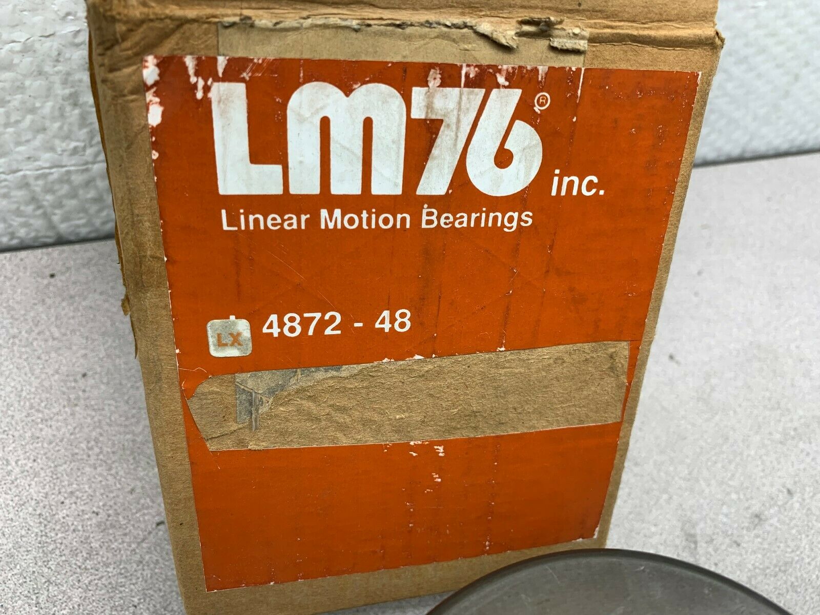 NEW IN BOX LINEAR MOTION LM76 OPEN LINEAR BEARING LX4872-48