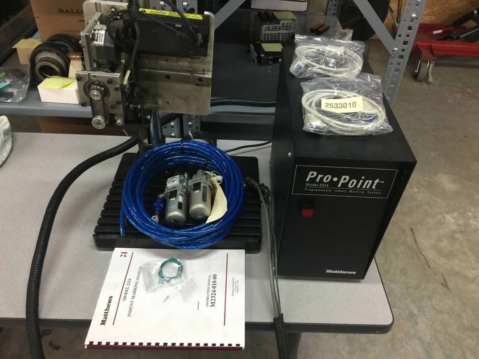 NEW NO BOX MATTHEWS PRO-POINT MODEL 2324 INDENT MARKING SYSTEM D2825-501-00