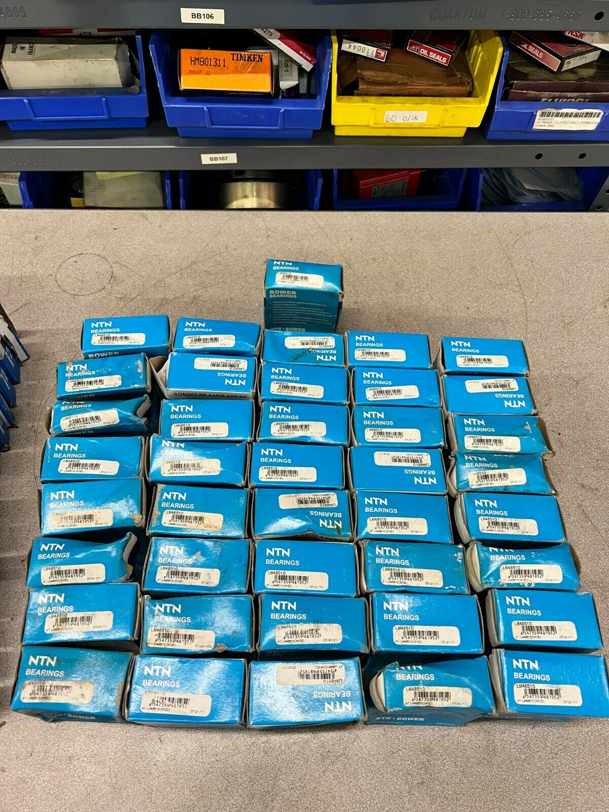 LOT OF 41 NEW IN BOX NTN BEARING RACE 4T-LM48510