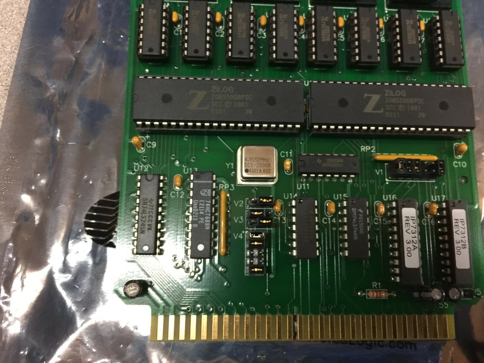 NEW NO BOX VERSALOGIC DUAL RS-232 INTERFACE CARD VL-7312/14