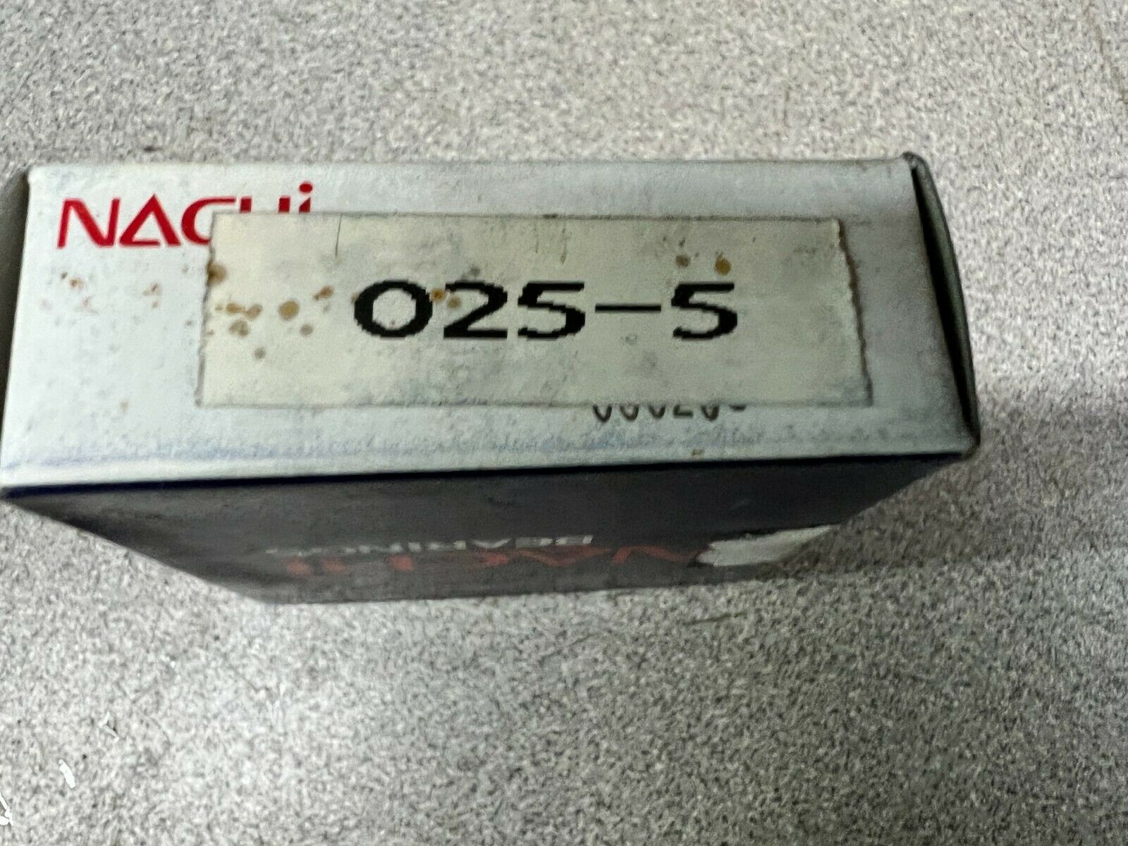 NEW IN BOX NACHI NUK2205S1N NUPK2205S6 BEARING 025-5