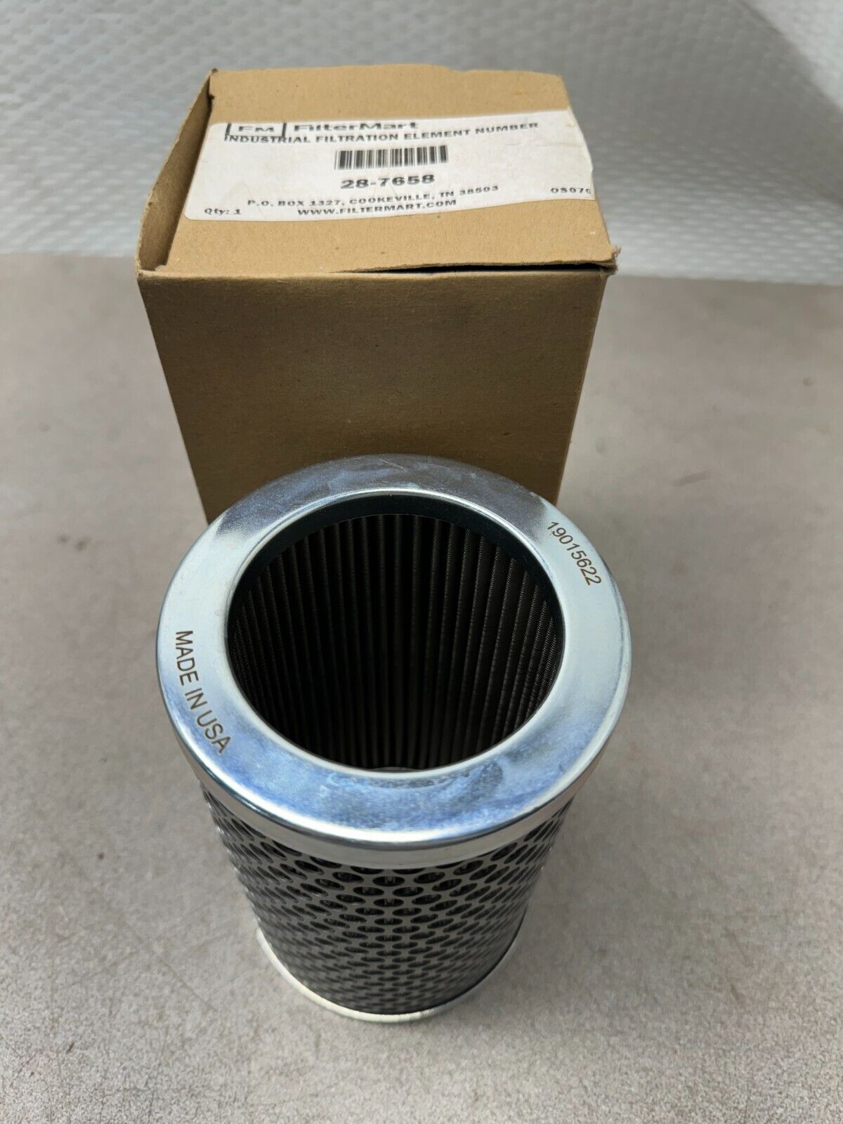 NEW IN BOX FILTERMART INDUSTRIAL FILTRATION ELEMENT 28-7658 19015622