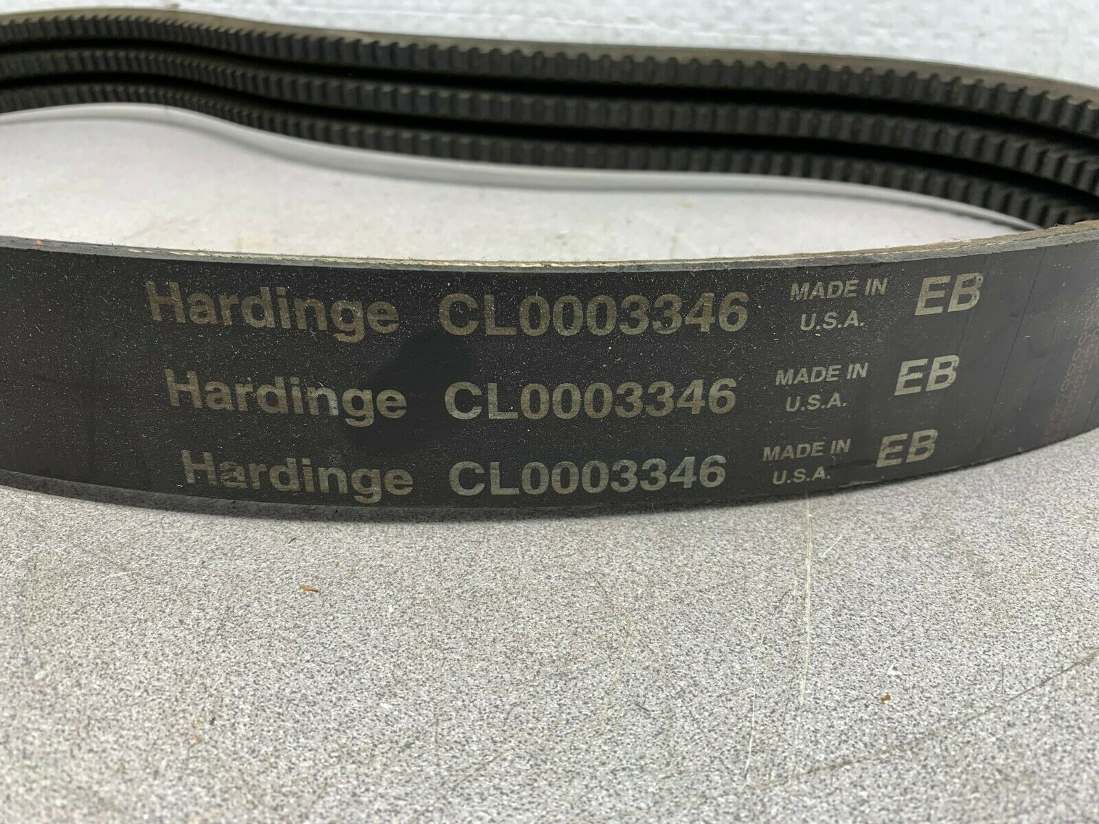 NEW NO BOX HARDINGE BANDED V-BELT CL0003346