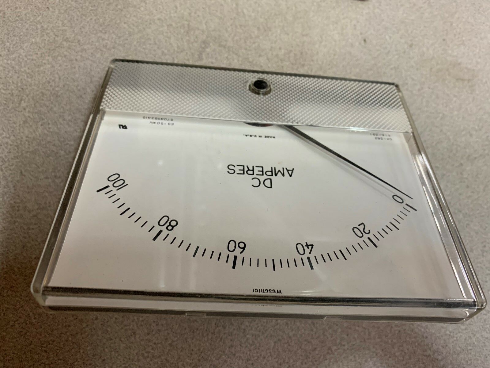 NEW IN BOX WESCHLER 0-100ADC PANEL METER 670B953A15