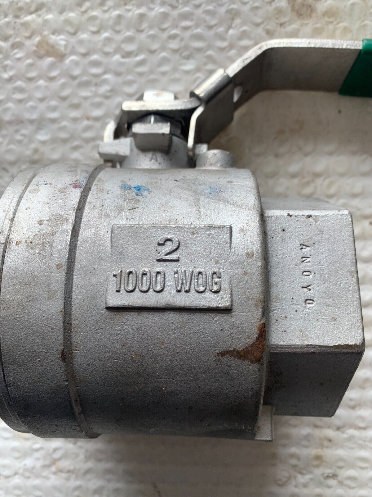 NEW Inline 2" 1000WOG CF8M stainless full port Ball Valve with threaded ends
