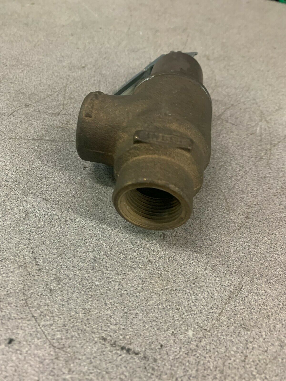NEW NO BOX ASME 3/4" TYPE F-82 RELIEF VALVE 13570