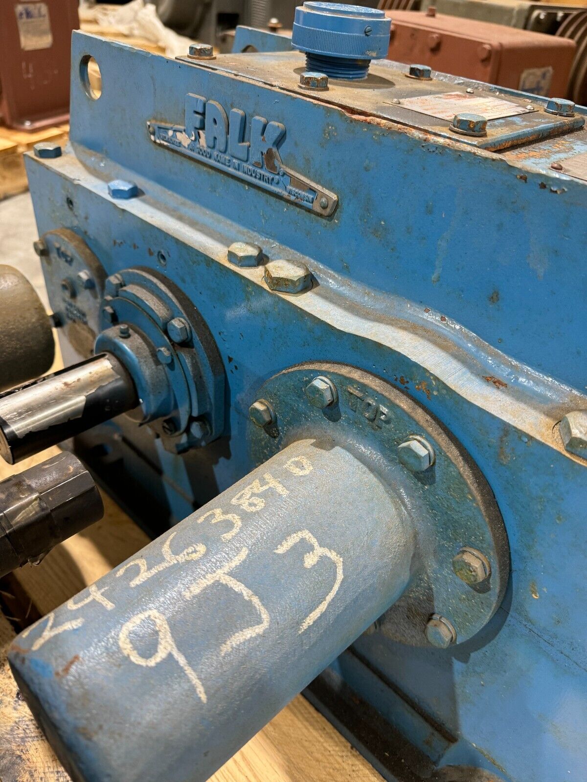 FALK ENCLOSED GEAR DRIVE SPEED REDUCER 4.190 RATIO 2050Y1-LD 2