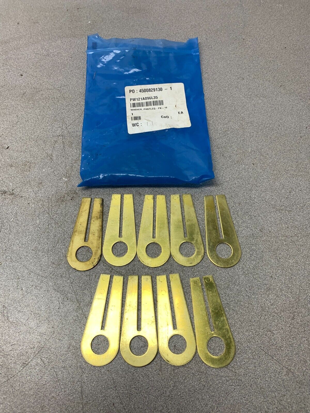NEW LOT OF 9 WESTINGHOUSE PANTLEG WASHERS PW121A096L35