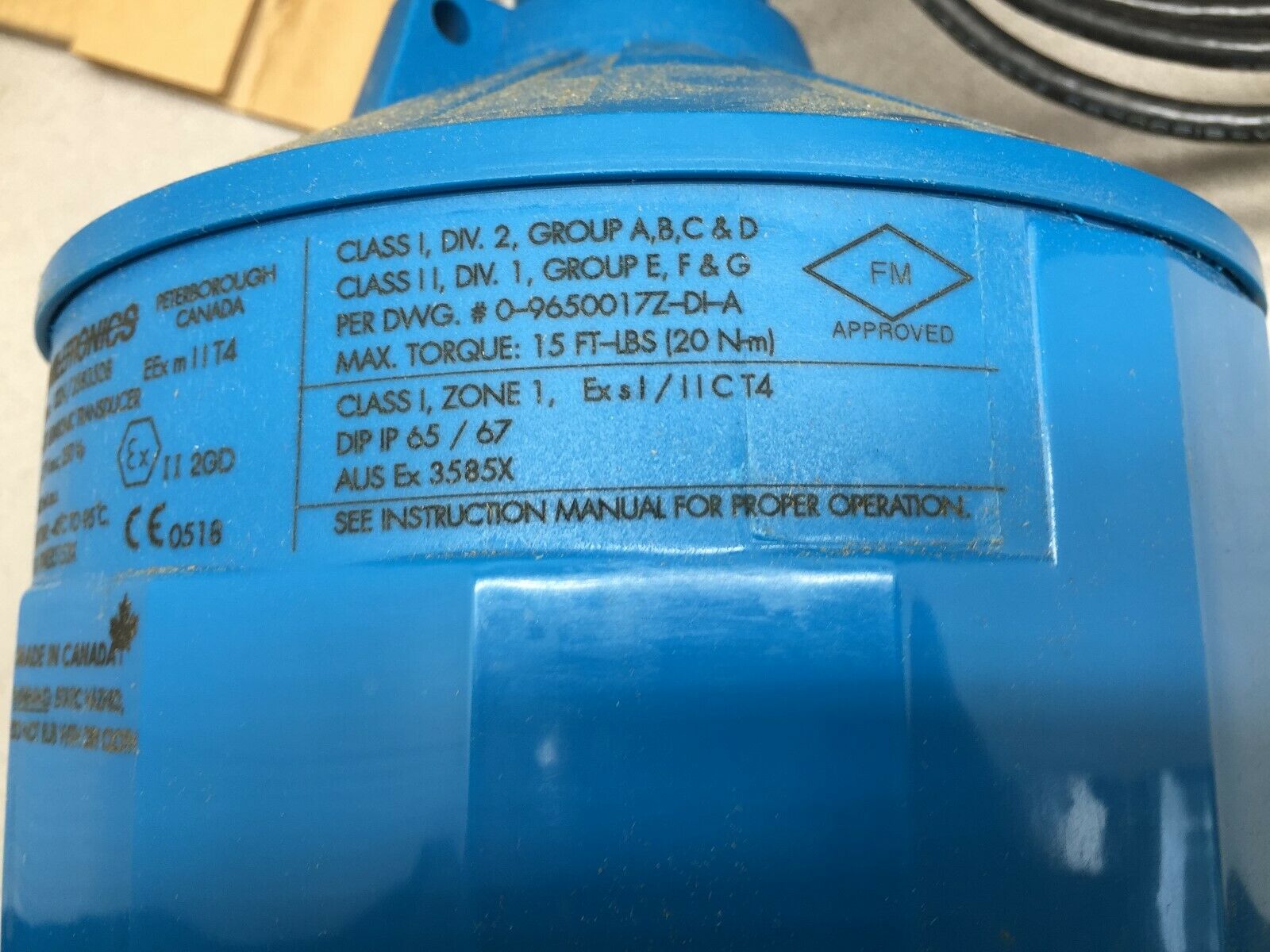 NEW IN BOX SIEMENS MILLTRONICS XPS-40 ULTRASONIC TRANSDUCER 7ML11270BA41