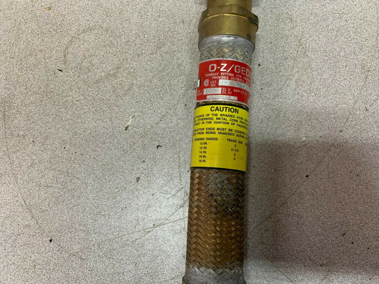 NEW NO BOX O-Z GEDNEY ECLK-75-6