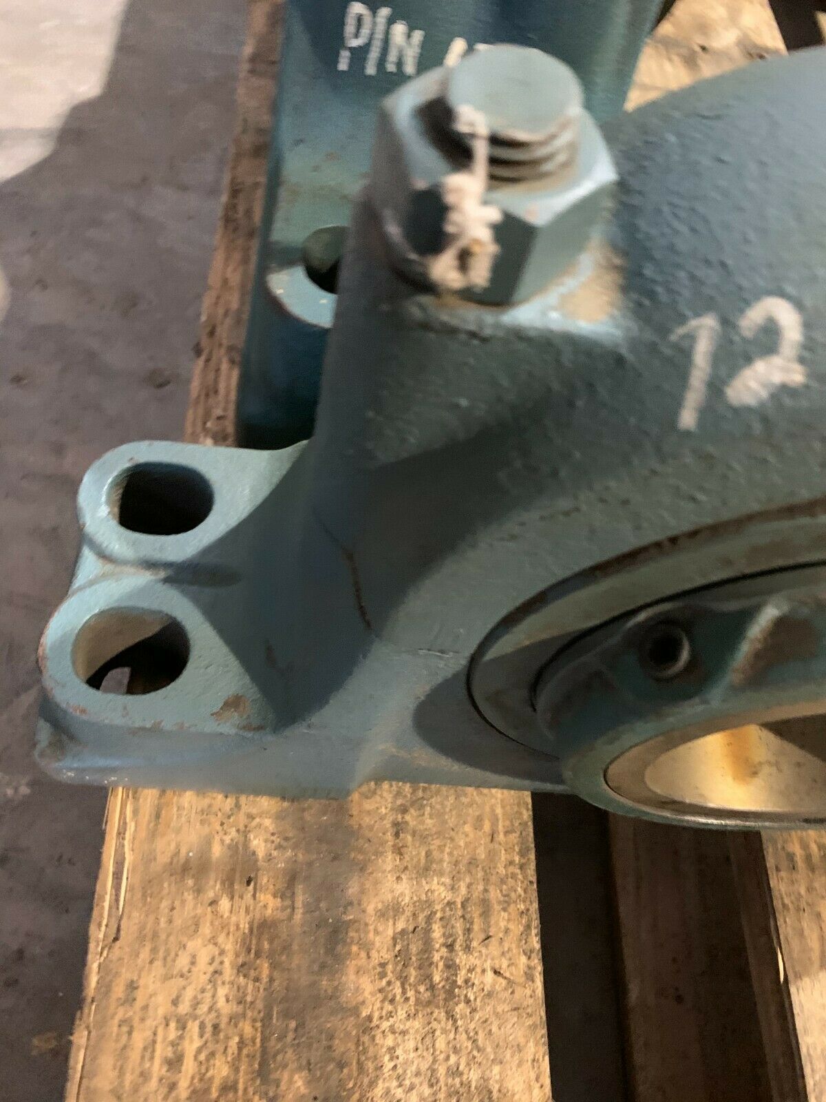 DODGE 4-BOLT PILLOW BLOCK BEARING 3-7/16" BORE DOUBLE INTERLOCK NON-EXPANSION