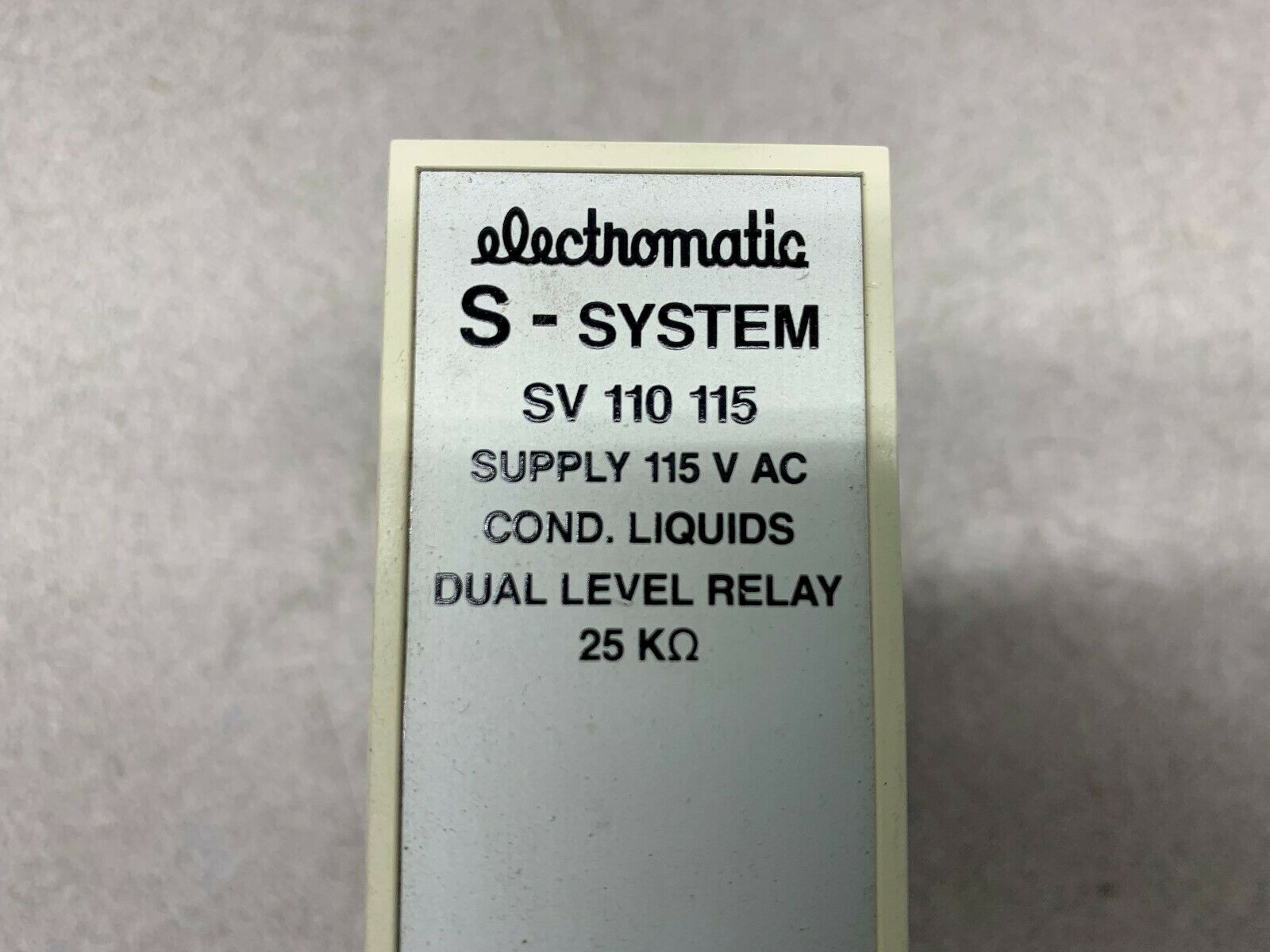 NEW NO BOX ELECTROMATIC S-SYSTEM SV110115