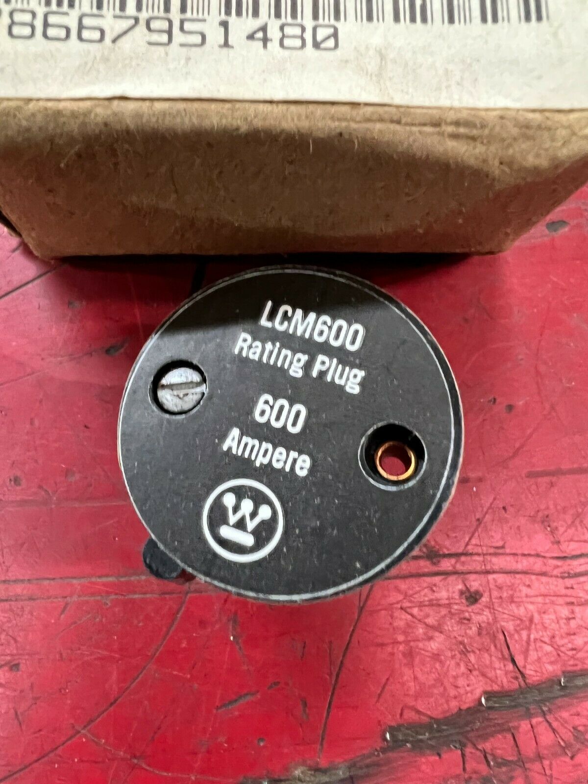 NEW IN BOX WESTINGHOUSE LCM 600 RATING PLUG LCM 600A