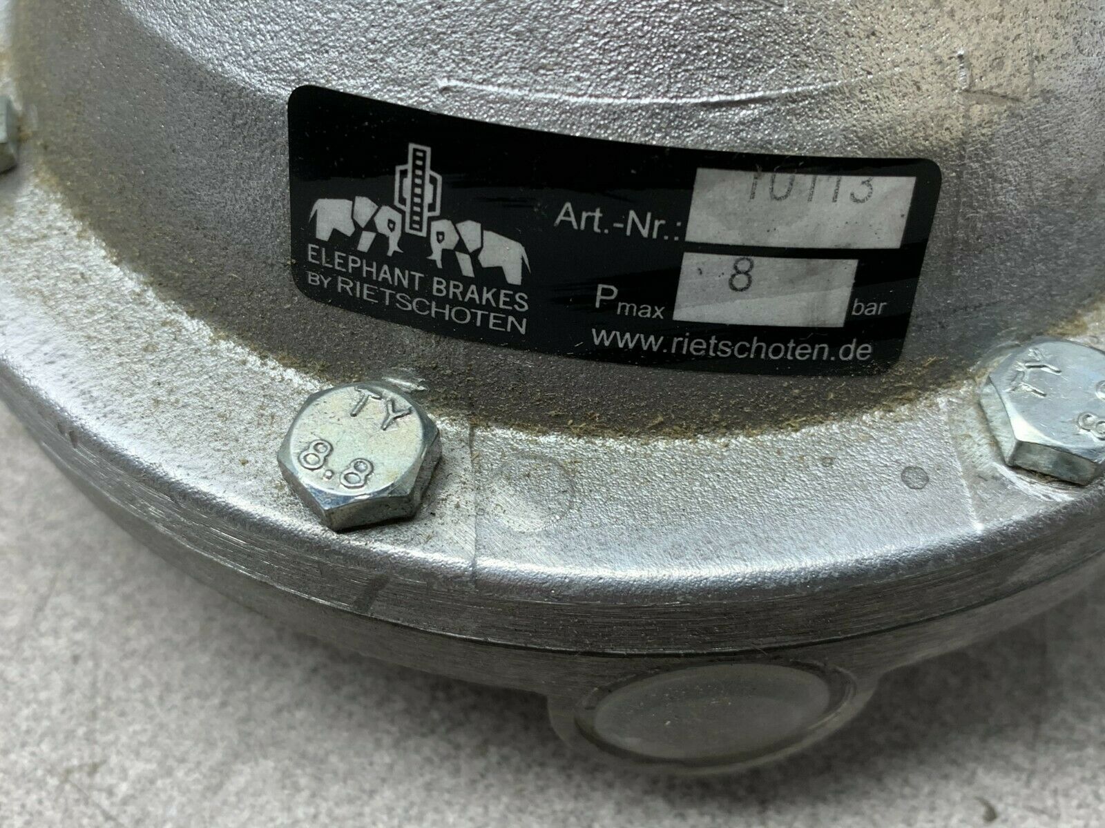 NEW NO BOX RIETSCHOTEN DIEFFENBACHER 10113 PNEUMATIC THRUSTER ZE-1331-62-00-01