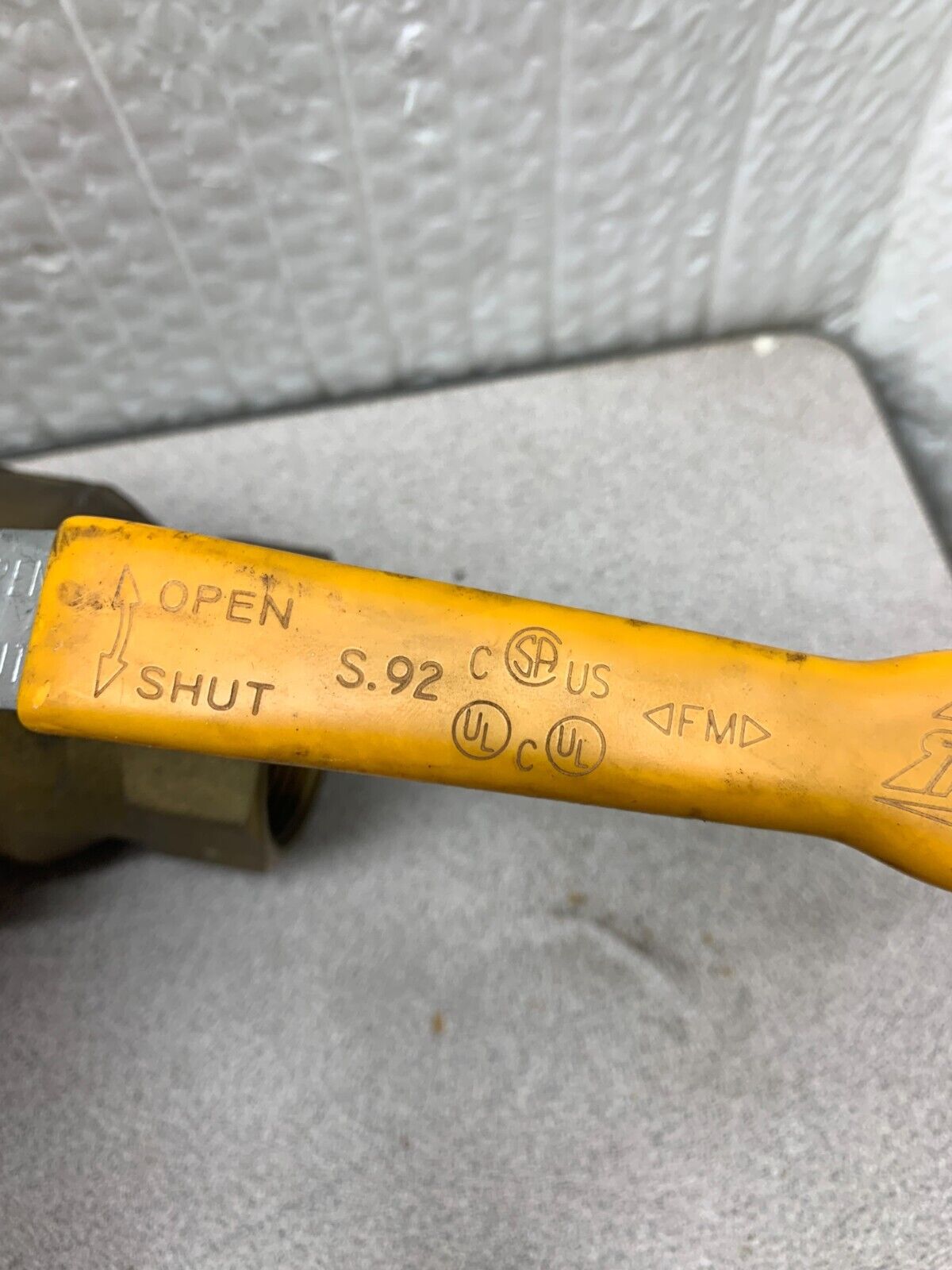 NEW RUB S.92 600 CWP PN40 BALL VALVE 1-1/2"