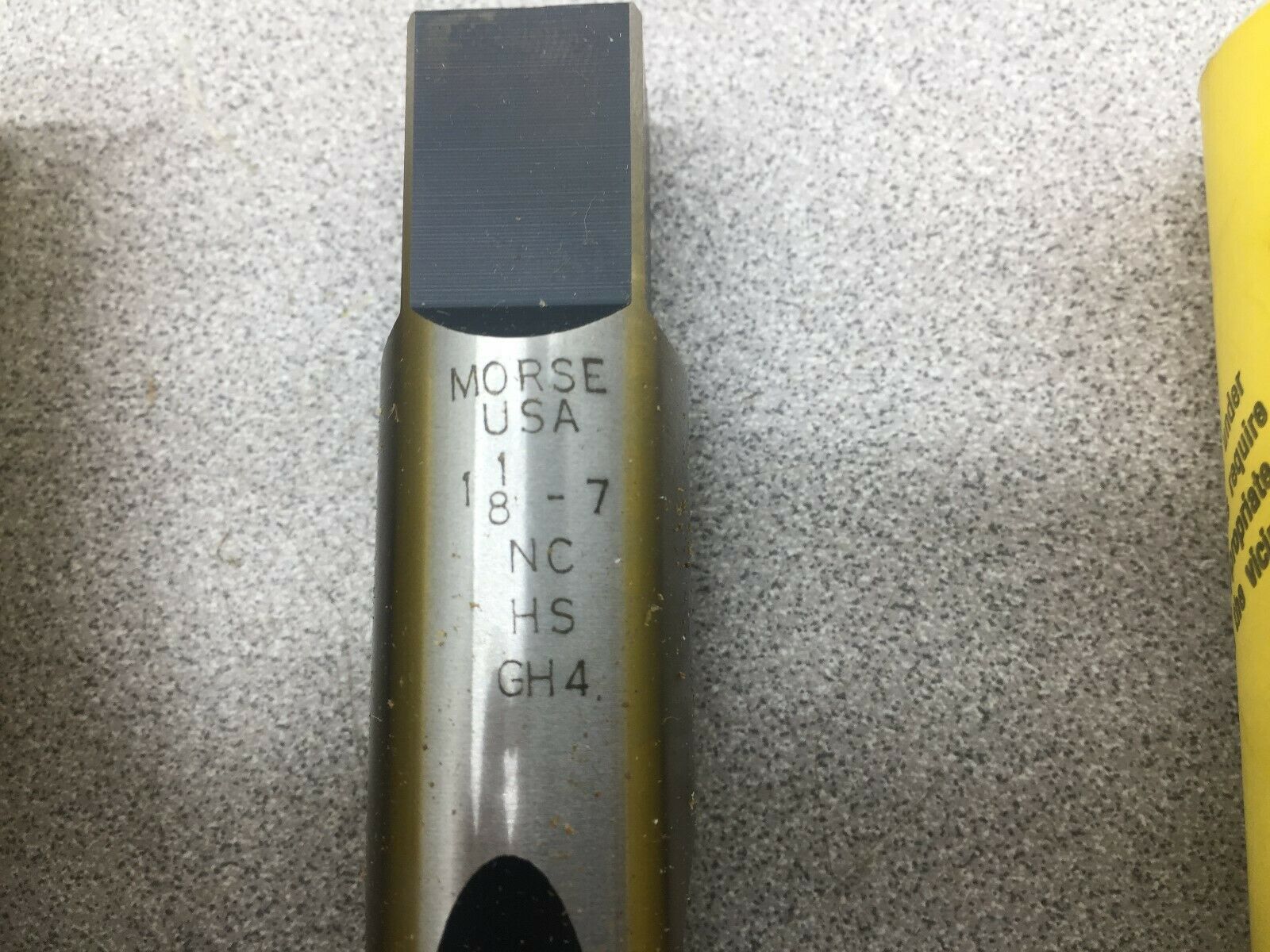NEW IN BOX MORSE 1 1/8-7NC HSS 4 FLUTES TAP 4306 / 32662