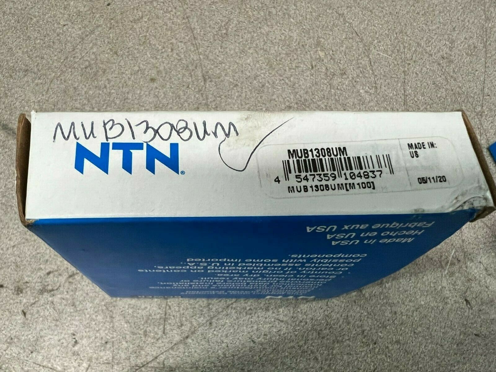 NEW IN BOX NTN/BOWER CYLINDRICAL BEARING MUB1308UM
