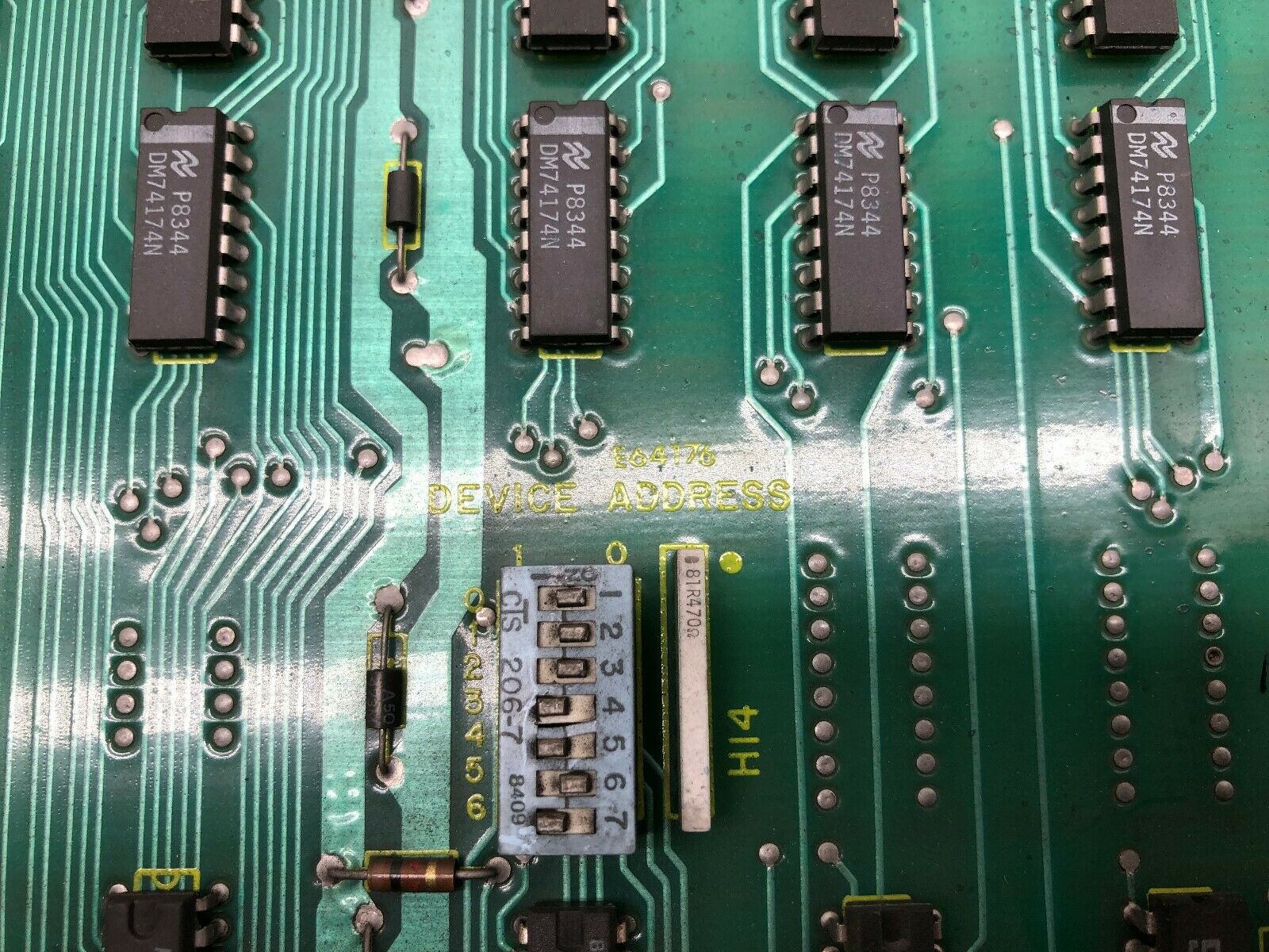 USED AUTOMATION INTELEGENCE CIRCUIT BOARD CARD 2-IOQ / 8210D01-H01