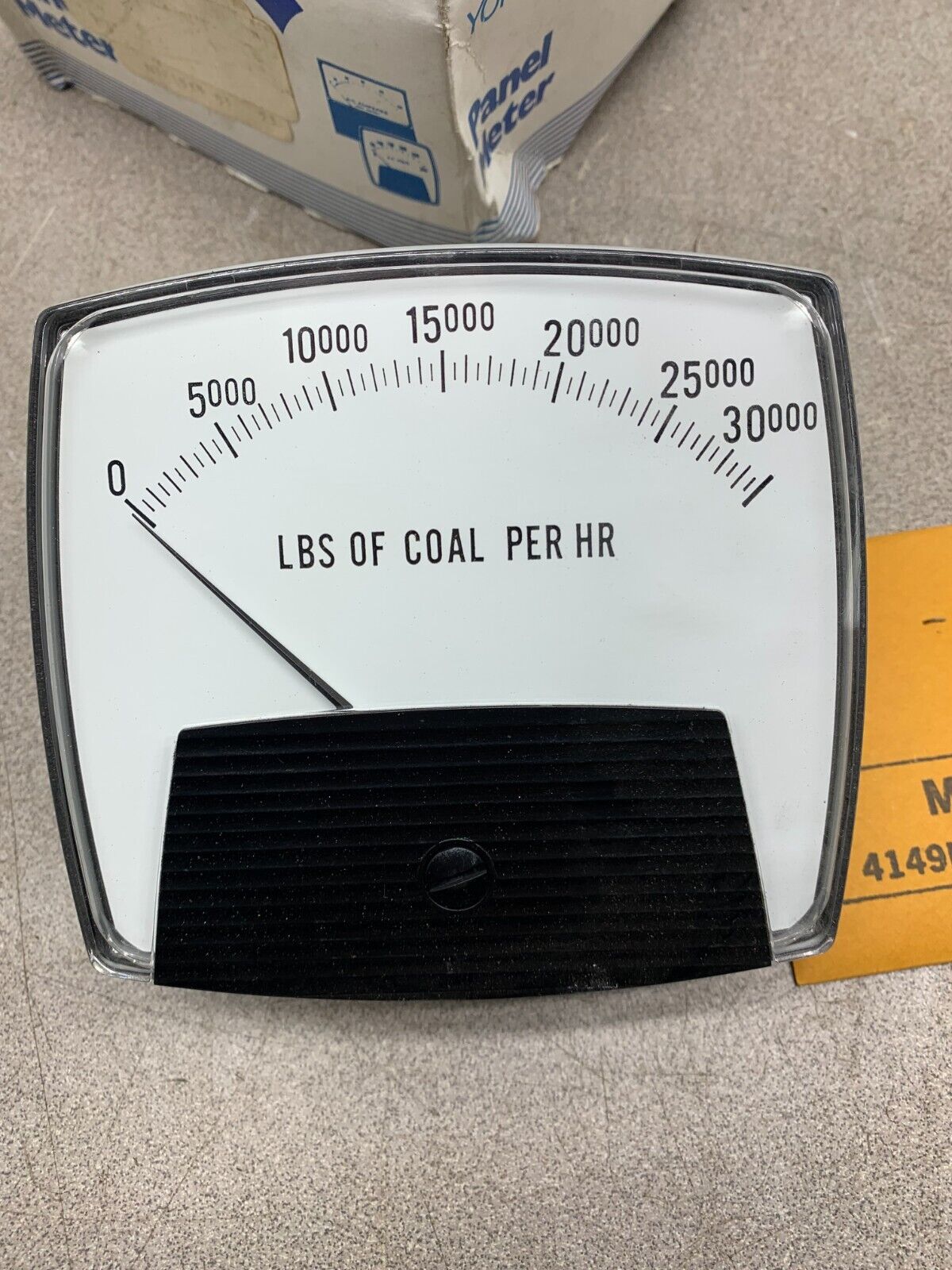NEW YOKOGAWA 0-10VDC. NTF1515 03 23 PANELMETER LBS. COAL PER HOUR A59578