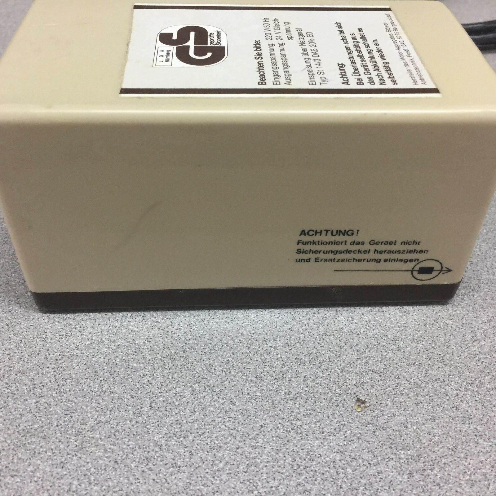 USED WHD 220V 50HZ PRI 14.5VDC SEC POWER SUPPLY ST14/3