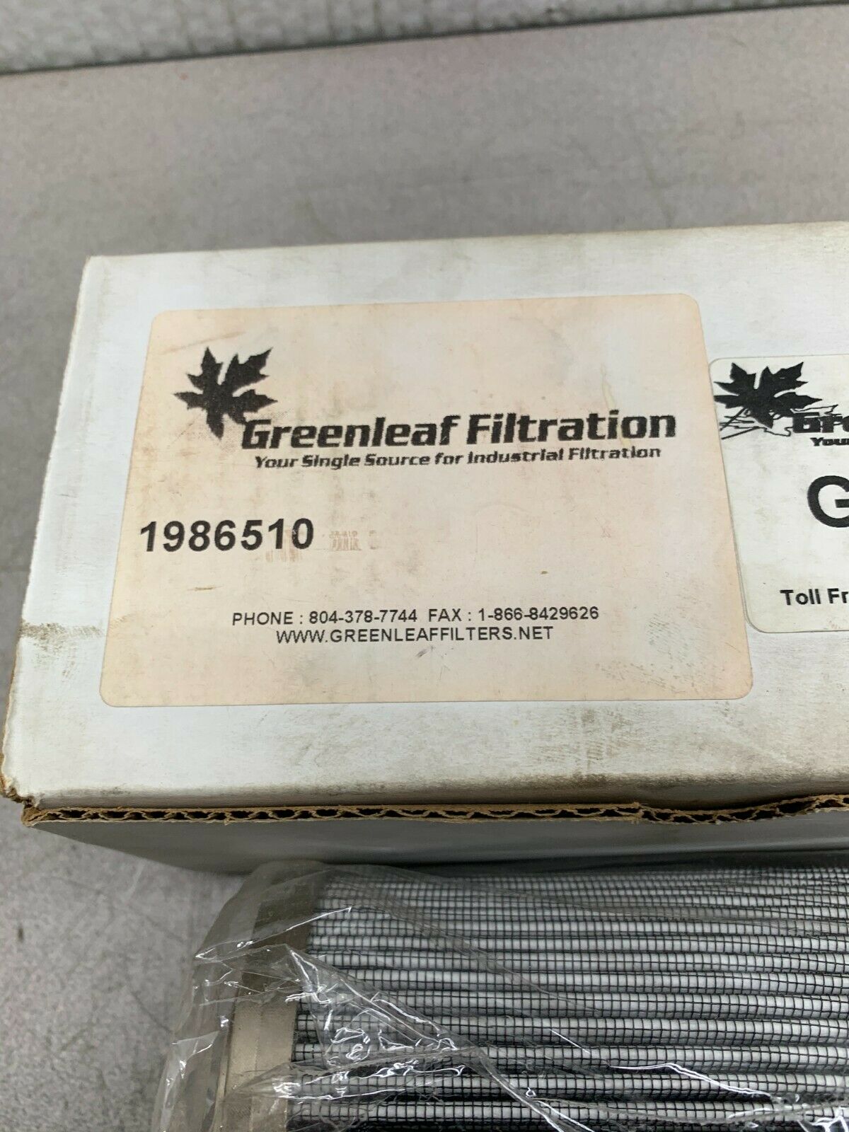 NEW IN BOX GREENLEAF 1986510 FILTER GLF4763HD