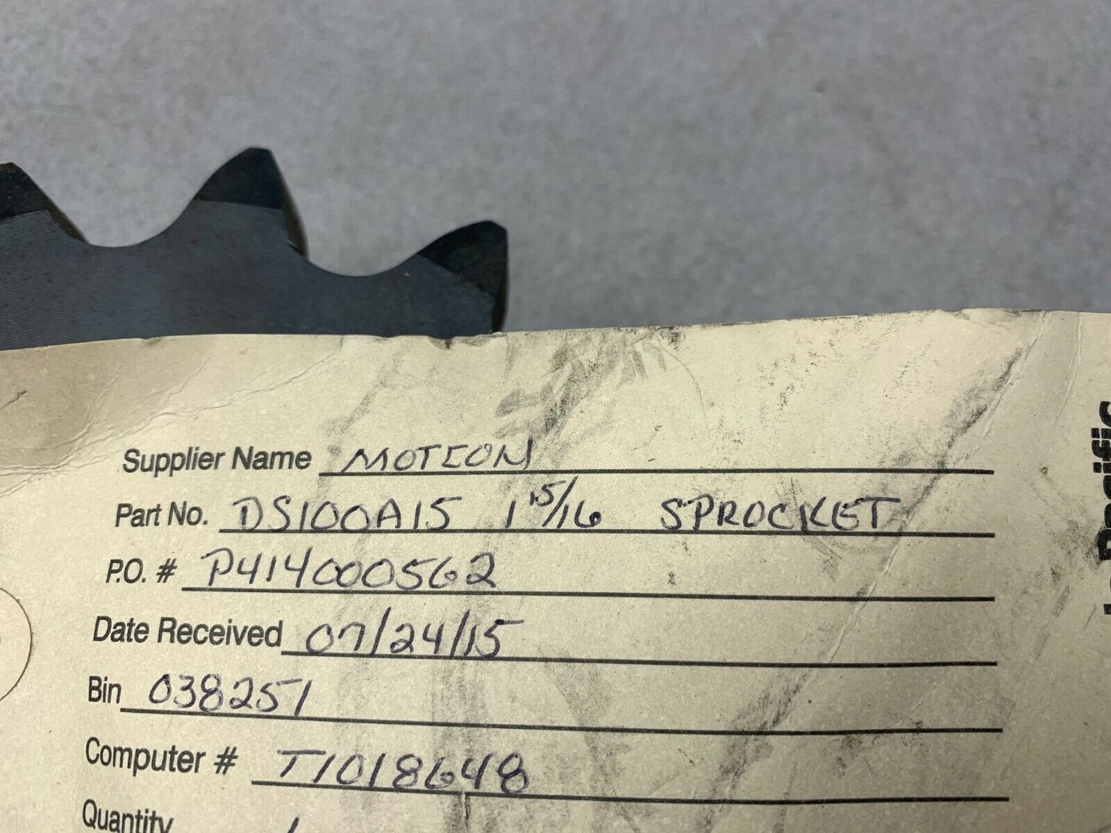 NEW NO BOX MARTIN Double Single Roller Chain Sprocket 1-15/16" BORE DS100A15