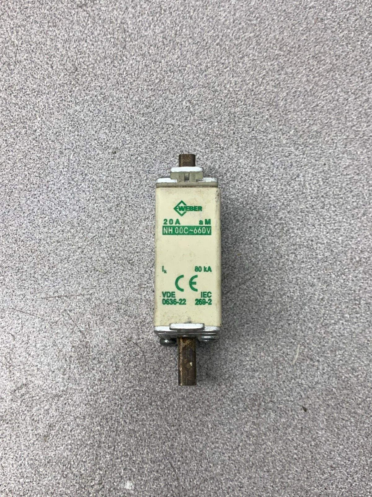 NEW NO BOX WEBER 20AMP FUSE NH00C - 660V