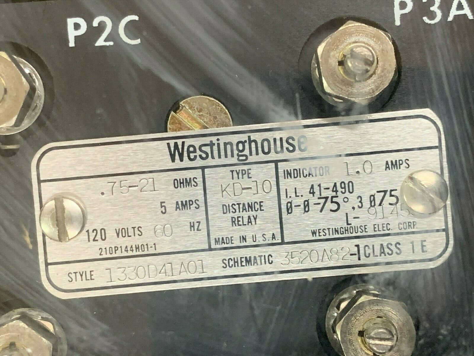 NEW IN BOX WESTINGHOUSE TYPE KD-10 RELAY 1330D41A01