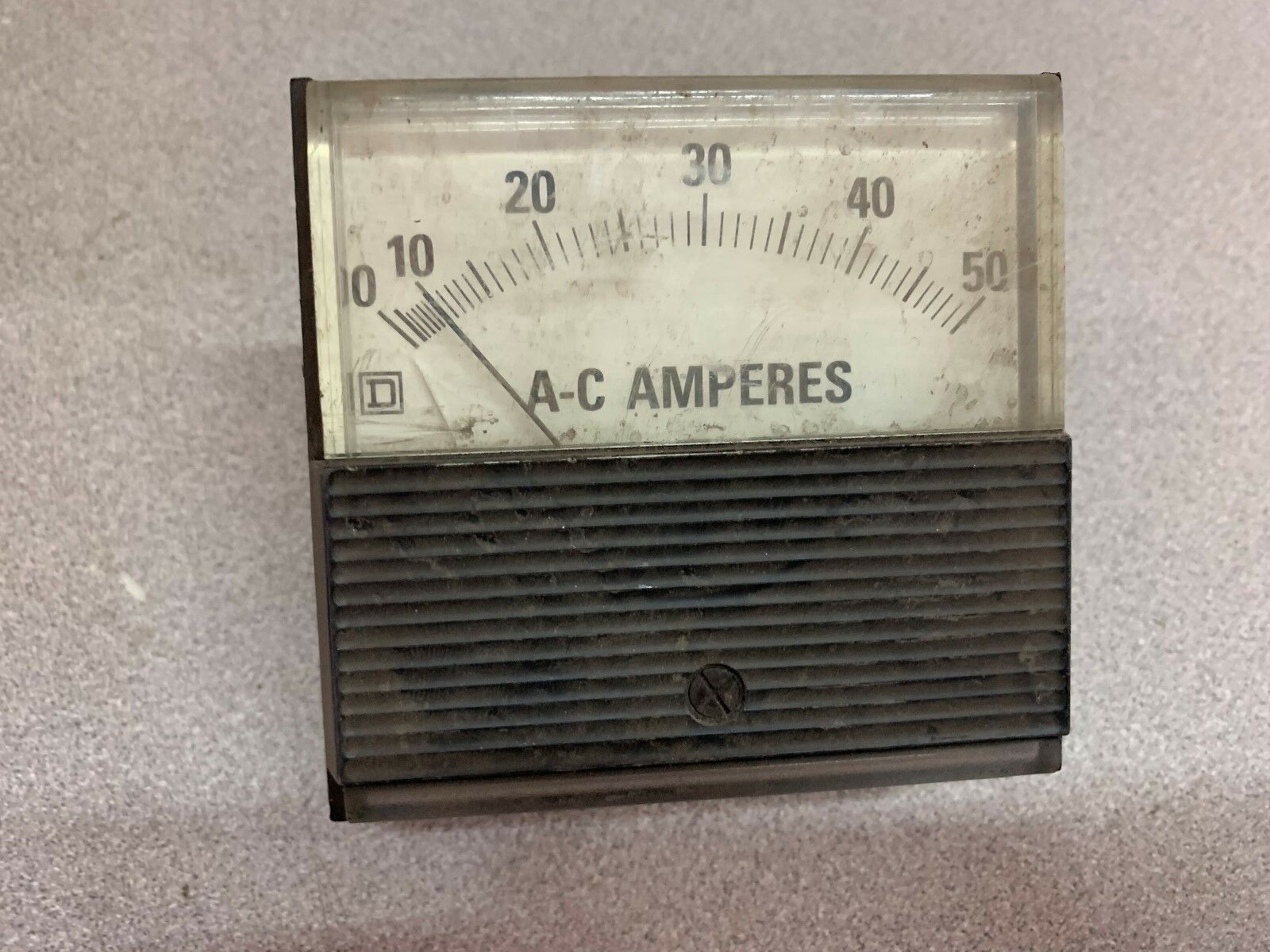 NEW NO BOX SQUARE D 0-50 AMP PANEL METER 63090 113 07 0001