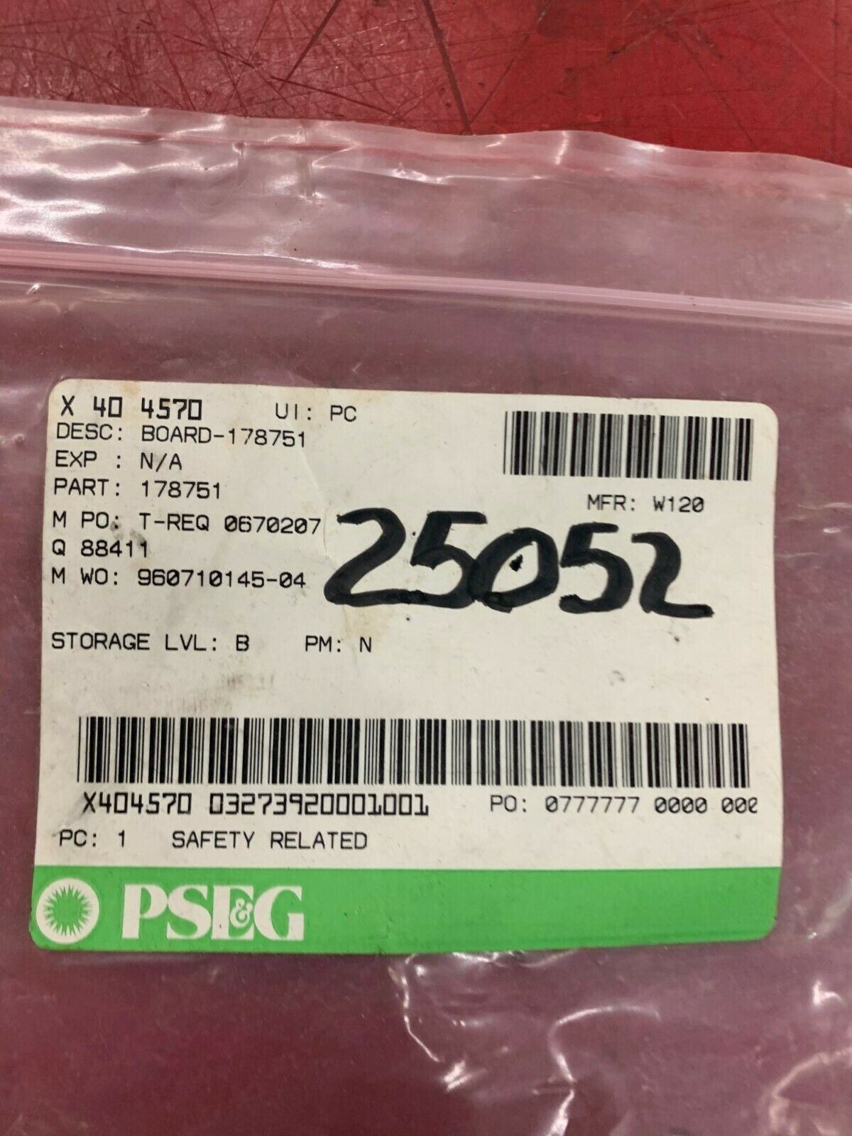 NEW IN PACKAGE WESTINGHOUSE SUPPRESSION BOARD 178751