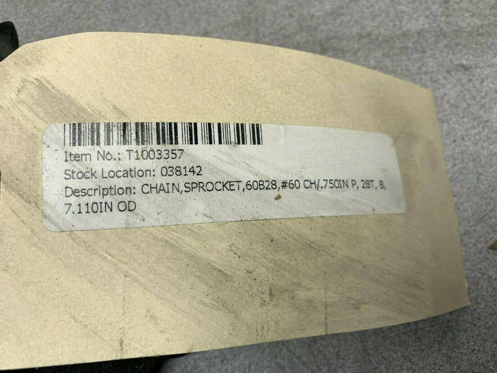 NEW NO BOX MARTIN CHAIN SPROCET 60B28