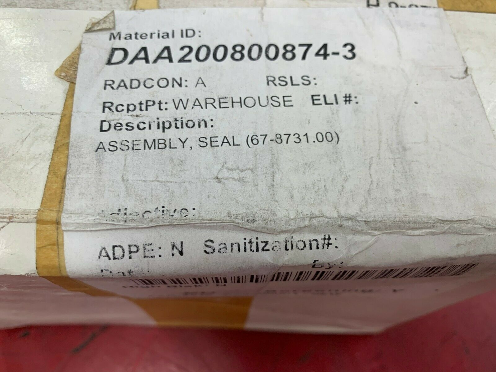 NEW FLEXIBOX HS502016 SEAL ASSEMBLY 67-8731.00