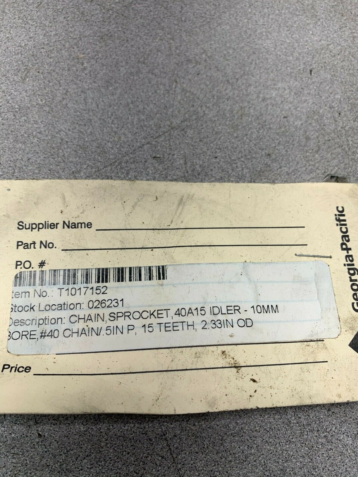 NEW NO BOX MARTIN SPROCKET 40A15