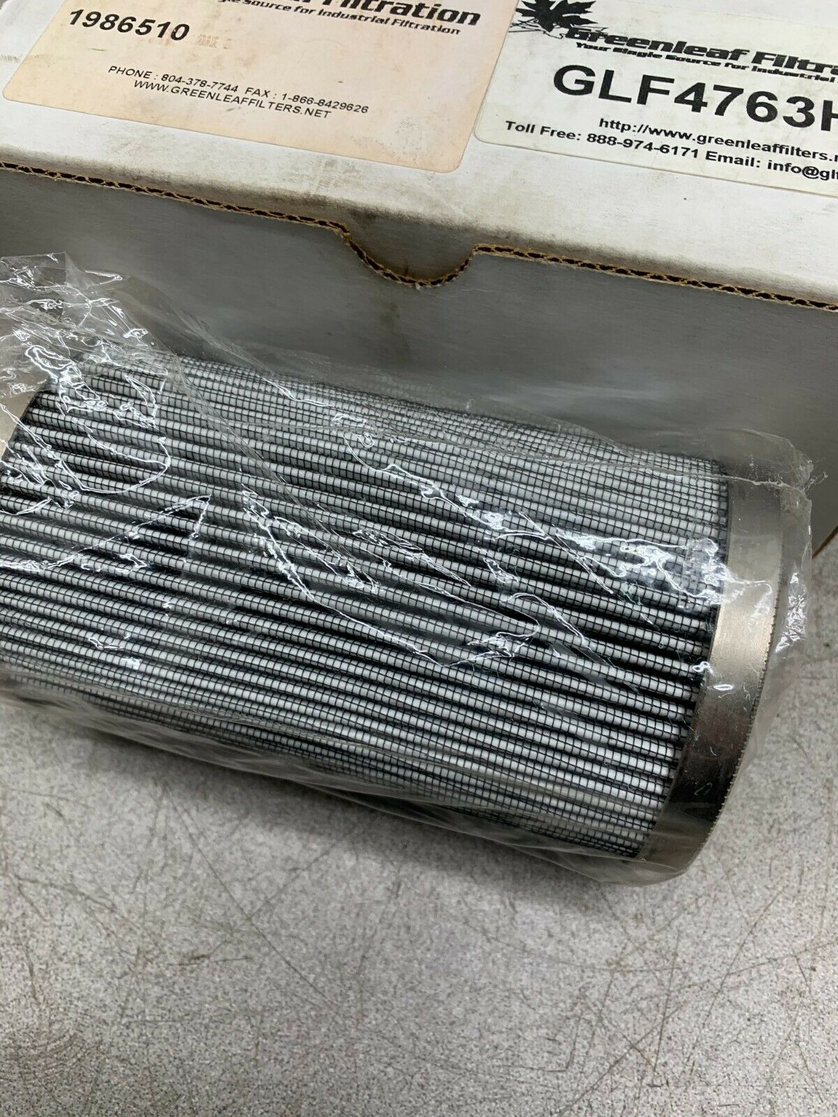 NEW IN BOX GREENLEAF 1986510 FILTER GLF4763HD