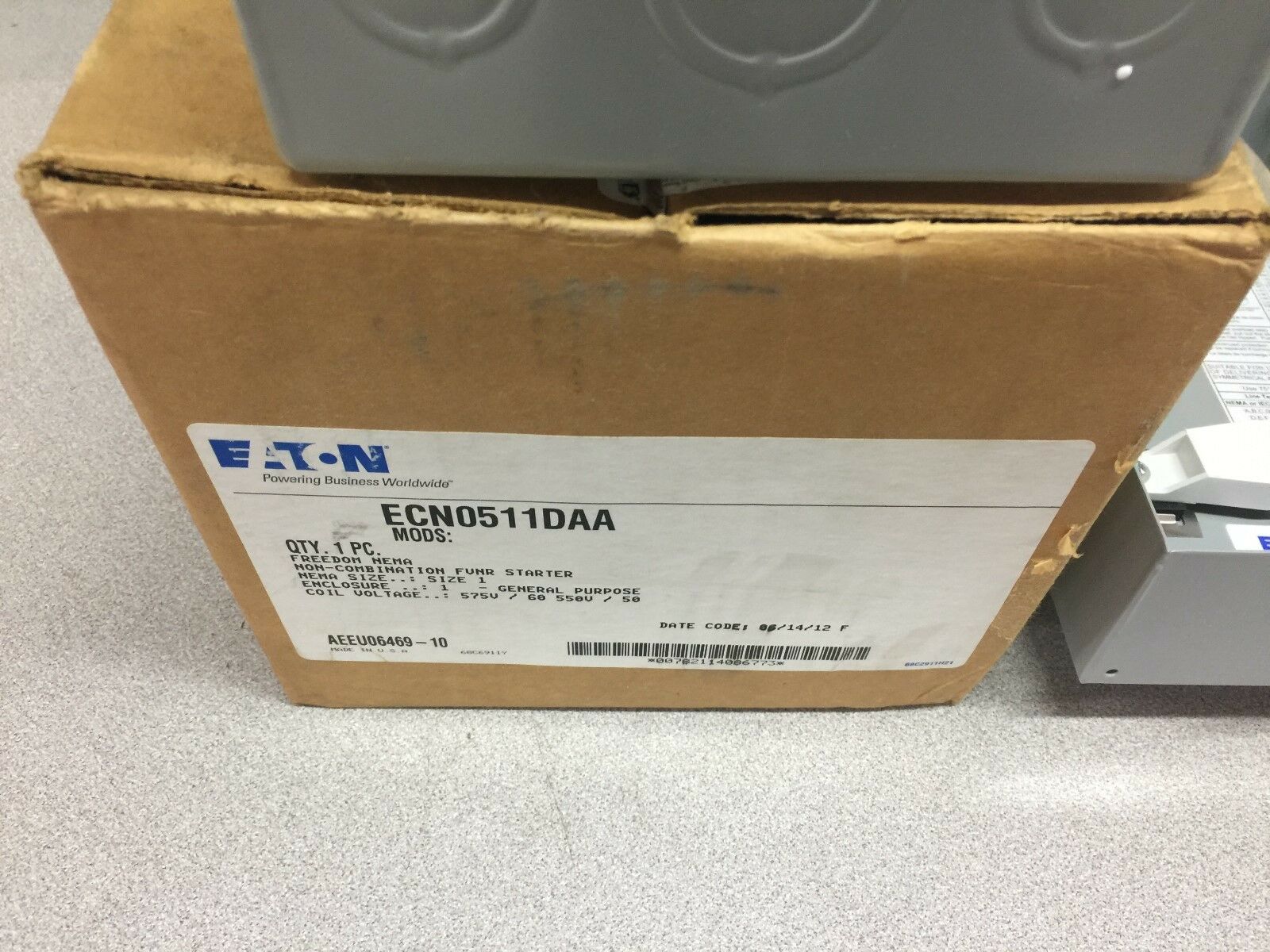 NEW IN BOX EATON STARTER ASSY SIZE 1 ECN0511DAA