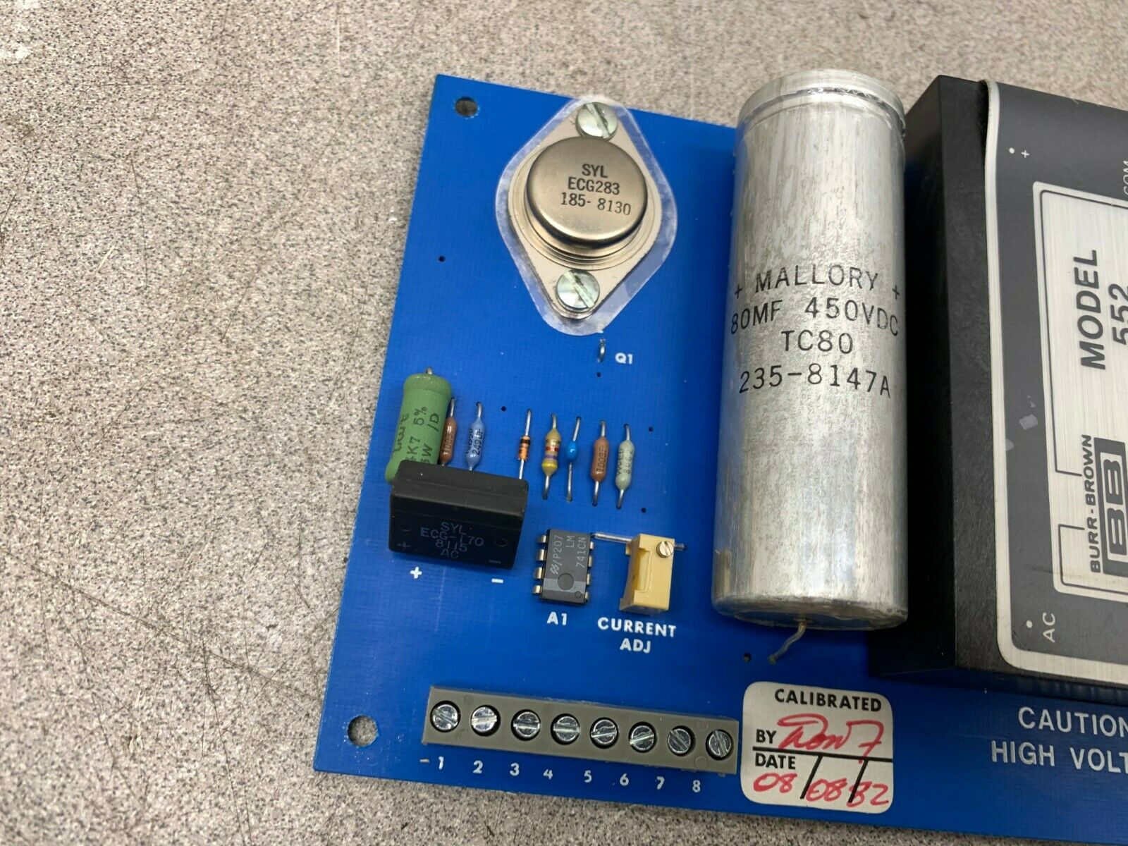 NEW NO BOX WESTERN RESEARCH PC BOARD POWER SUPPLY 100-468M1