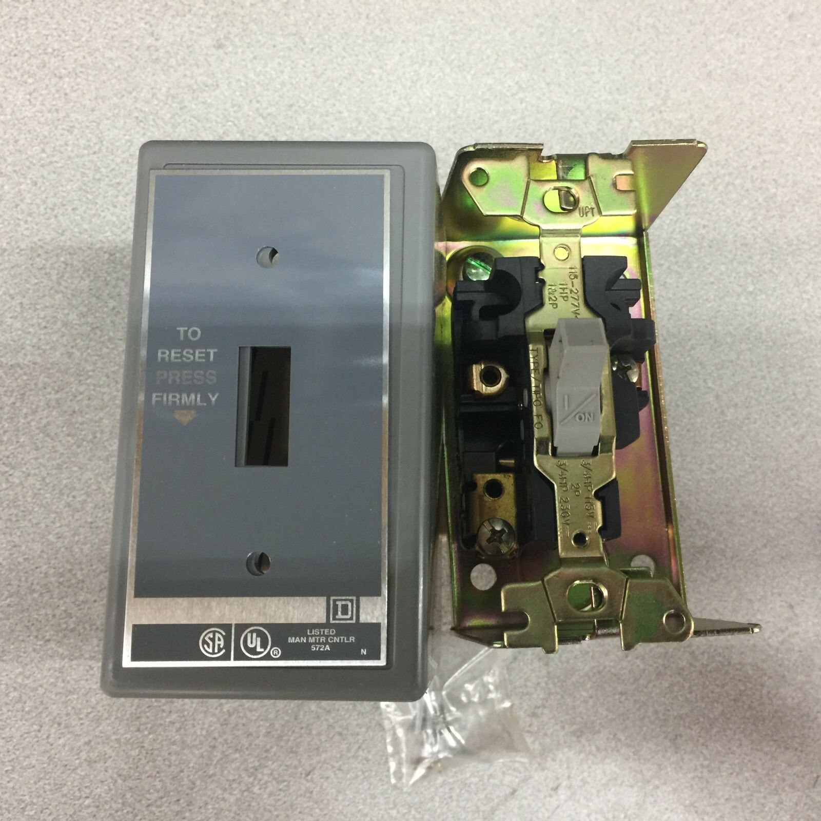 NEW IN BOX SQUARE D MANUAL STARTER 55393