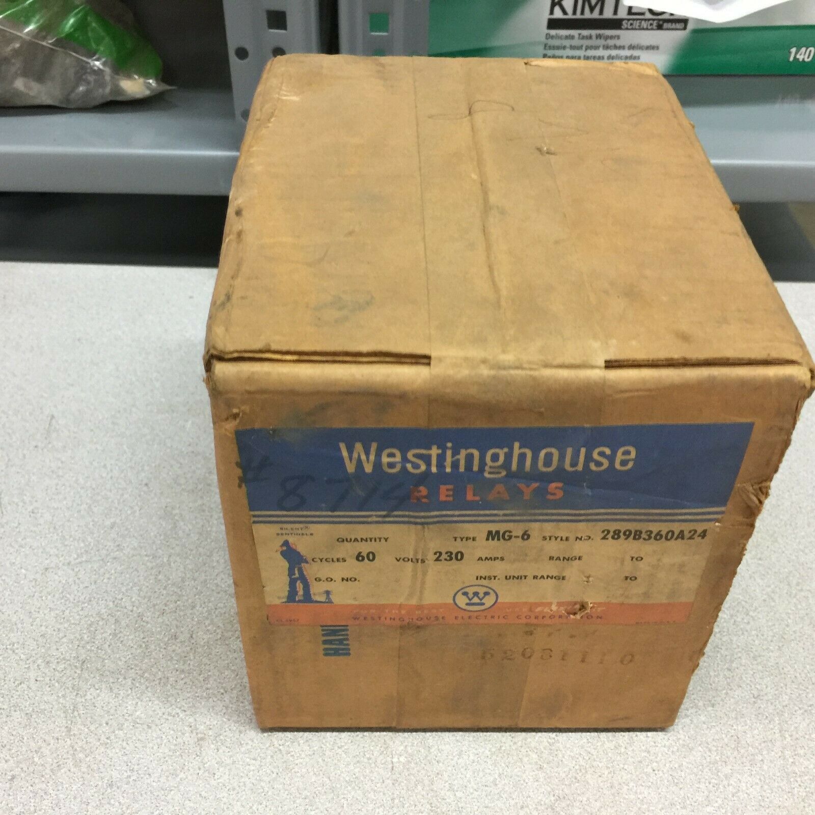 NEW IN BOX WESTINGHOUSE 230VAC TYPE MG-6 INSTANTANIOUS TRIP UNIT 28B360A24