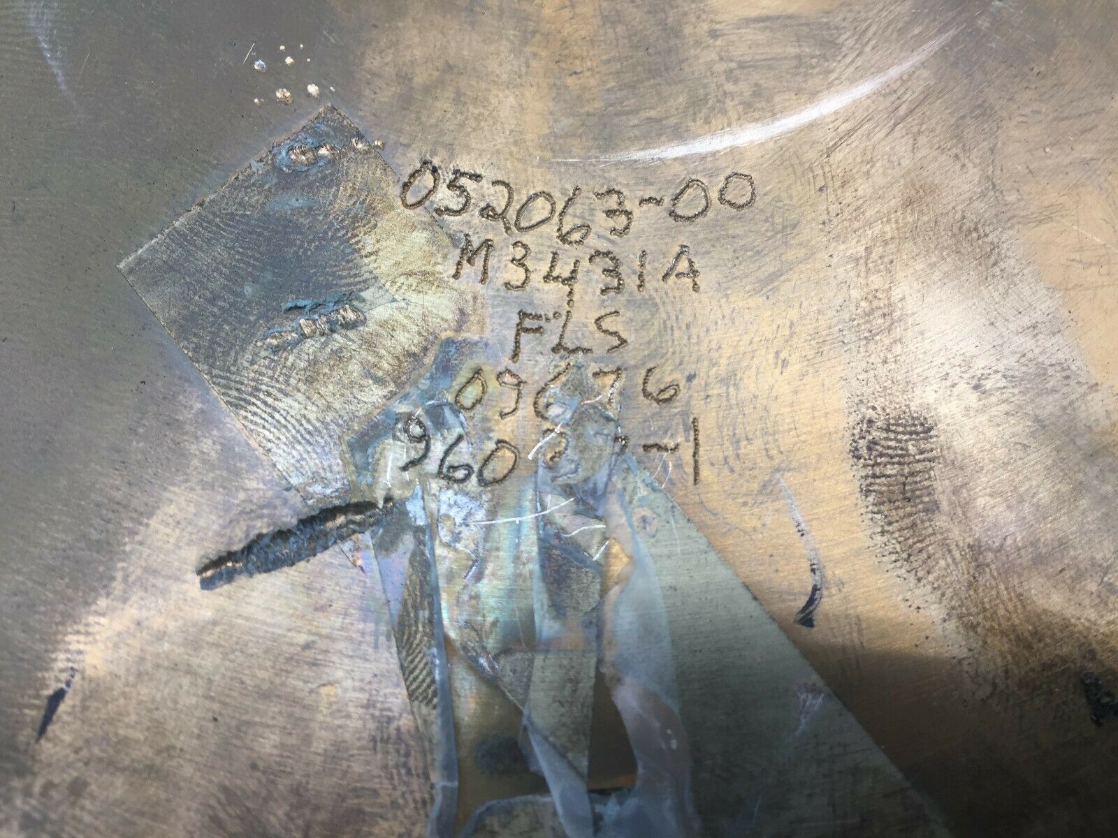 NEW NO BOX FLOWSERVE / WORTHINGTON 6 3/4"BRONSE IMPELLER 052063-00 / M3431A