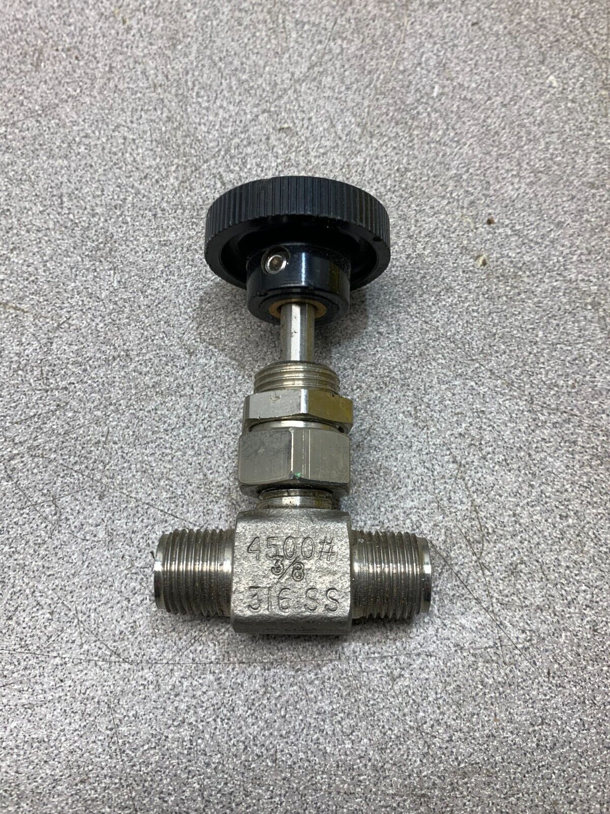 NEW NO BOX DRAGON 3/8" STAINLESS STEEL NEEDLE VALVE P3356PT 6488BTC