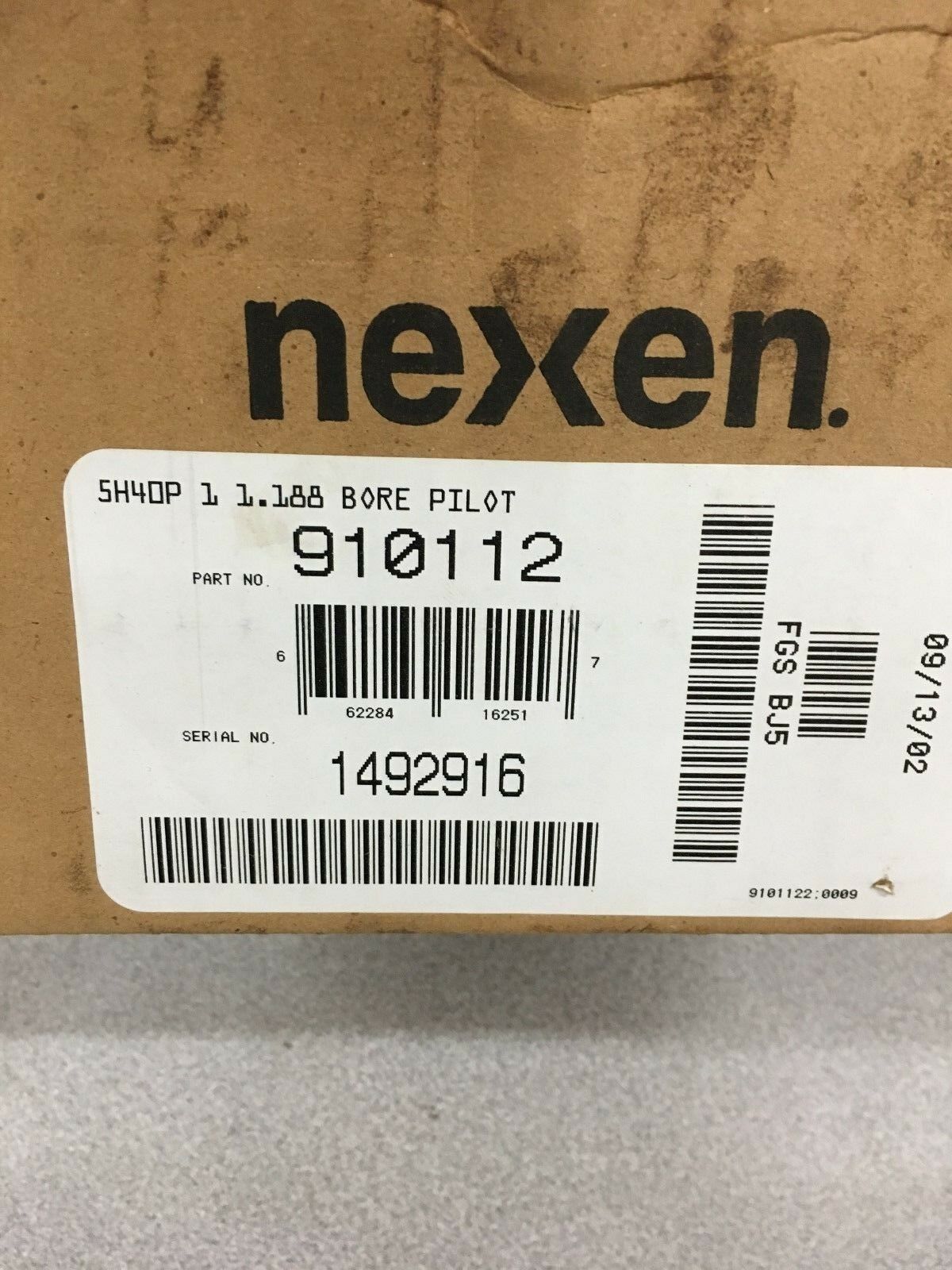 NEW IN BOX HORTON 5H40P 1.188 BORE PILOT MOUNT CLUTCH NEXON 910112